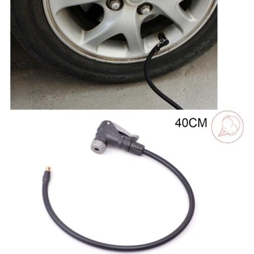 A0NE Car Air Rubber Hose Tire Inflator Hose Inflator Self-Locking Tube Rubber Pipe Lengthened Tire Inflator Hose
