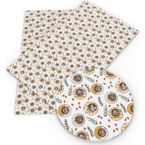 David accessories 20*33cm Thanks Giving Lychee Faux Synthetic Leather Fabric for Hair Bows Bags Walltet DIY Craft,1Yc12074