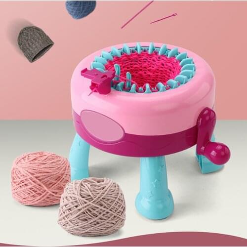 Knitter Set Kids Knitting Toy 22 Needles Knitting Loom Machine Smart Weaving Loom Knitting Round Loom For Adults Kids