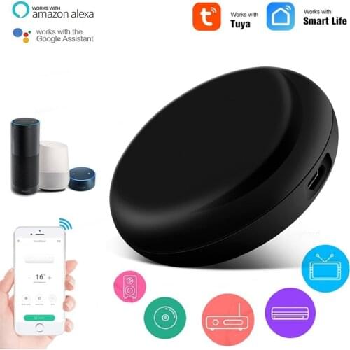 DIY IR Remote Control Tuya Smart Home Universal Wifi Infrared Controller For TV DVD AUD AC Works With Amz Alexa Echo Google Home