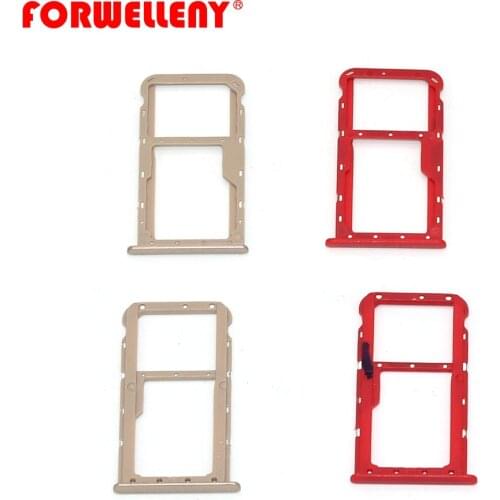 For huawei honor 7X Micro Sim Card Holder Slot Tray Replacement Adapters red gold