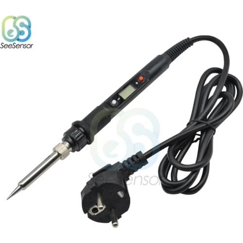 220V 80W Electric Soldering Iron Adjustable Temperature LCD Digital Display Welding Solder Iron Tips Rework Station Repair Tool