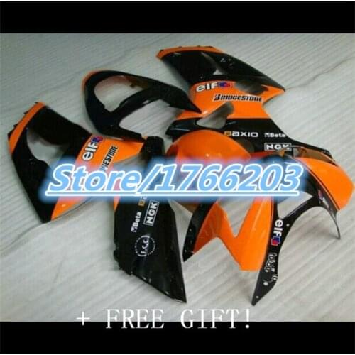 Injection 03 - 04 636 Zx-6r Fairings 04 Orange Monster Fairing Kits 636 Zx-6r 2003 Motorcycle Accessories & Parts Ning