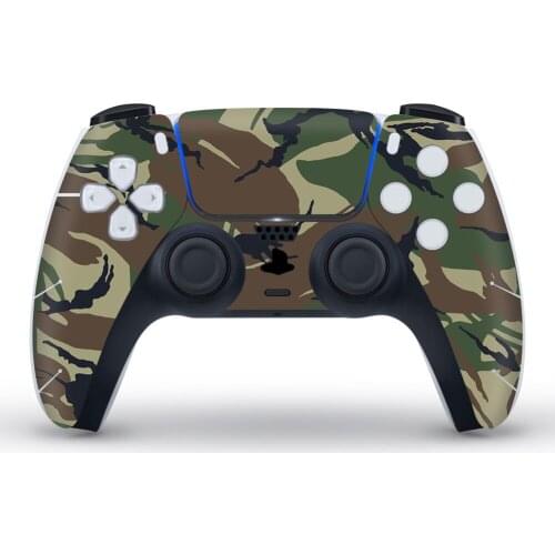 Camouflage Skin Sticker Game Entertainment Accessories for PS5 Controller Joystick Gamepad Protactive Decals