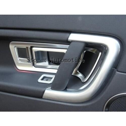 For Land Rover Discovery Sport Inner Car Door Handle Bowl Cover 2015-2016 4pcs