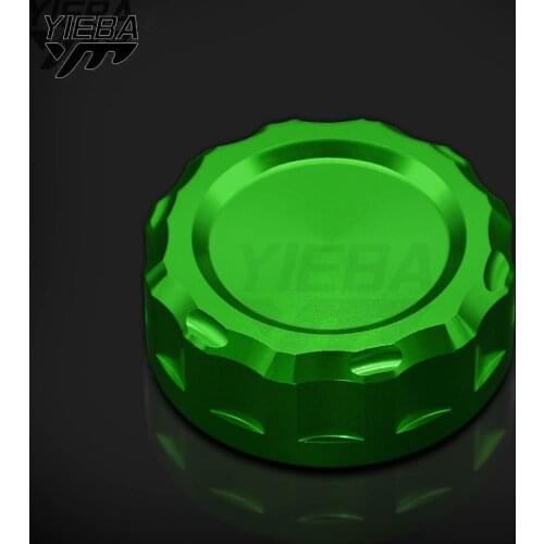 Motorcycle CNC Cylinder Rear Brake Fluid Reservoir Cover Cap FOR Kawasaki NINJA 600 ZX-6R ZX6R ZX 6R 2007-2008 NINJA 1000 ZX10R
