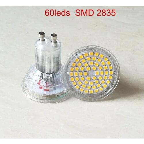 MR16 GU10 110V 220V SMD 60leds ampoule led bulb 5W COB spotlight lampada lamp Warm white/Cool White replace 20W 35W 50w Halogen