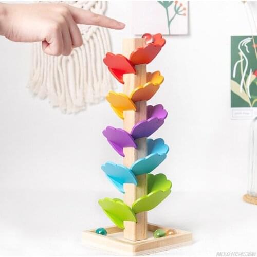 Montessori Block Disassembled Stacking Toy Interactive Educational Baby Blocks Toddlers Sensory Gift DIY Tumble JY22 21 Dropship