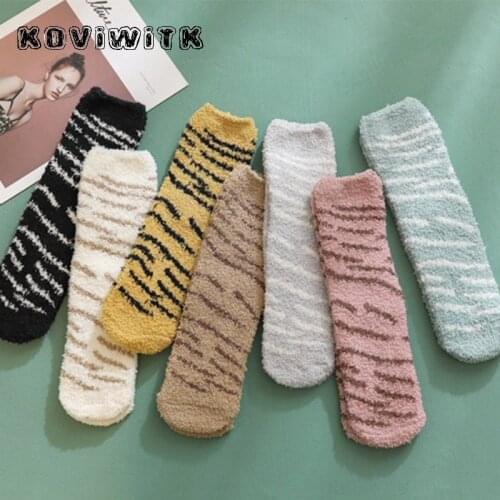 New Womens Cats Paw stripe 3d Socks Thicken Hosiery Toe Zebra/Tiger/Cat Foot socks Cashmere Lovely Animal Fingers for women Sox
