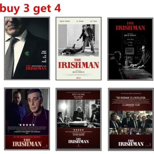 The Irishman poster Cafe Bar kitchen bedroom home decoration wall stickers