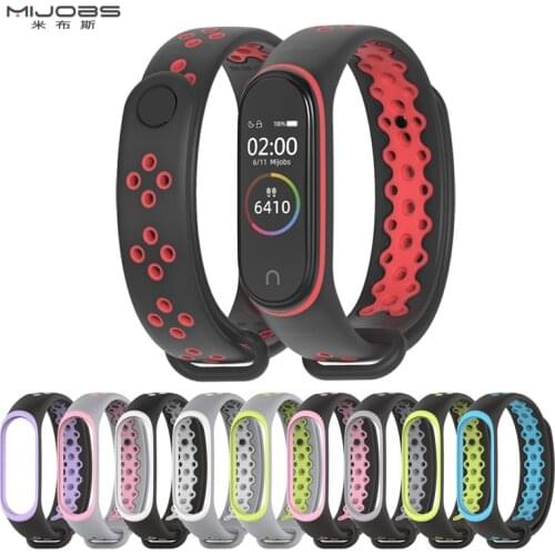 For Xiaomi Mi Band 3 4 strap sport Silicone watch wrist Bracelet strap accessories Miband 3 bracelet smart for mi band 3 4 strap