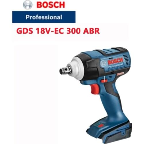 Bosch GDS 18V-EC 300 ABR Cordless Electric Wrench Driver Impact Screwdriver Brushless 18V Bosch (Bare Metal Version 300 Nm)
