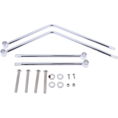 Motorcycle Universal Refit Luggage Saddlebag Support Bar Mounting Brackets