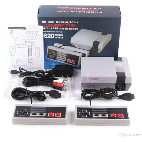 Built-in 620 Games For 4K TV PAL & NTSC Mini NES AV Output Mini TV Handheld Retro Classic Video Game Console