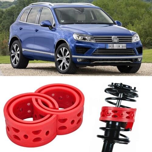 2pcs Size D Front Shock Suspension Cushion Buffer Spring Bumper For Volkswagen Touareg
