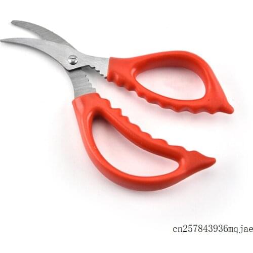 50pcs Lobster Shrimp Crab Seafood Peeler Snip Shell Crack Shear Cracker Seafood Scissor Prawn Devenier