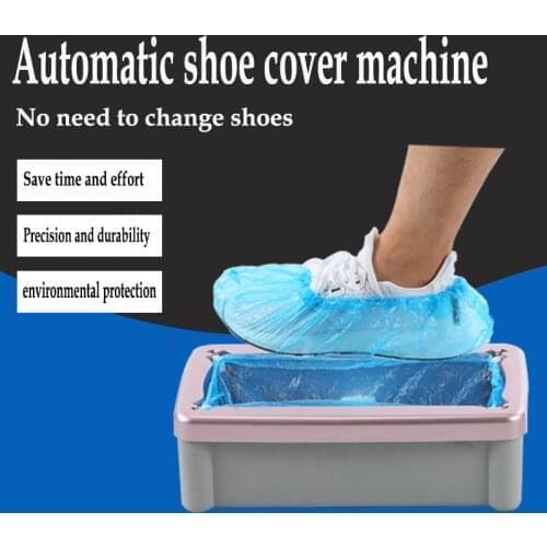 Automatic Shoes Cover Shoe Film Machine Dispenser Machine Household Stepping Disposable Booties Maker Smart Shoe Cover Dispenser
