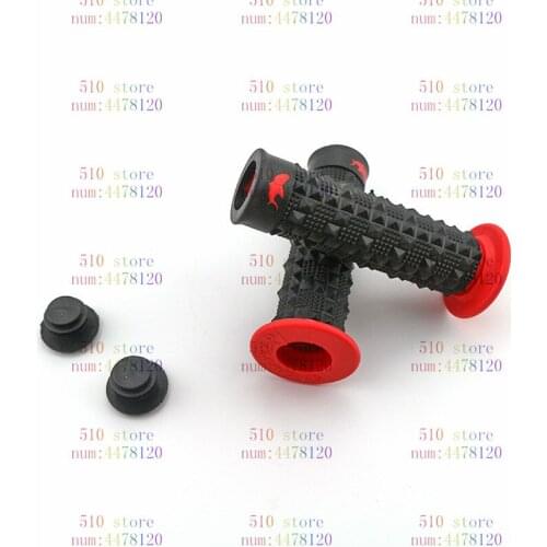 Free shipping red colors available scooter rubber motorbike handlebar motorcycle accessories rubber pit bike grips for KTM moto
