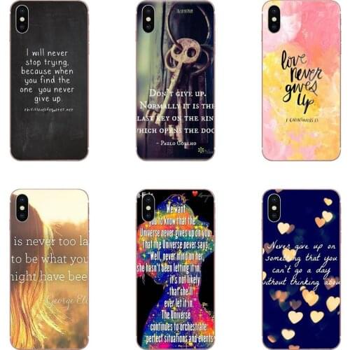 TPU Covers For HTC U11 Life Capa U11 Plus U 11 U12 Life Never Give Up