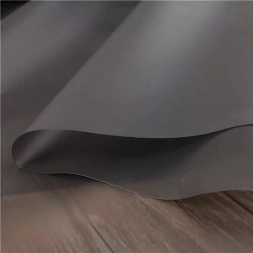 0.8MM black TPU Environmental friendly two-sided matte face polyester film material