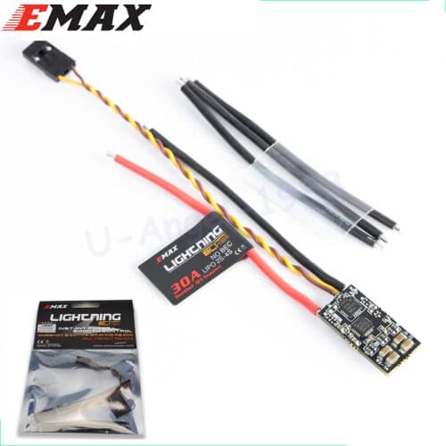 4pcs/lot EMAX BLHeli lightning 20A 30A RC ESC Micro Mini Electronic Speed Controller for Racing Drone RC Multicopter