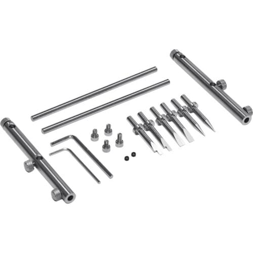 Lens Spanner Wrench Repair Open Tool Ring Remover Stainless Steel with Three Set Driver for DSLR Camera Repair Screwdriver