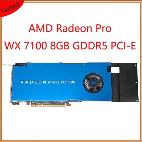 Radeon Pro WX 7100 8GB GDDR5 PCI-E Workstation Graphics Card 100% Original For AMD Professional Computing Card