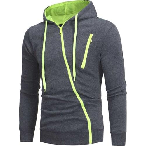 Mens tracksuit Zipper solid Long Sleeve Slim-fit Cardigan Sweatshirt Oversized hoodie Mens clothing спортивный костюм мужск E3