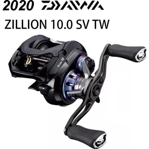 NEW 2020 Original DAIWA ZILLION 10.0 SV TW Left Right Hand Fishing Reels Baitcasting Reel 10BB + 1RB Fishing Wheel