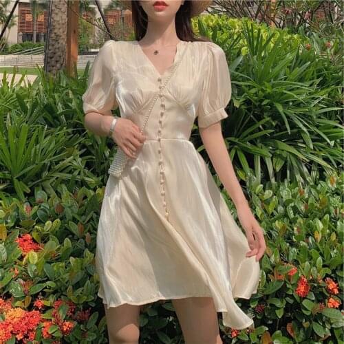 New 2021 Beautiful V-Neck Shirt Dresses Woman Summer Sexy Club Party Night Wear Date Girls Lolita Cute Mini Dress for Women Pink