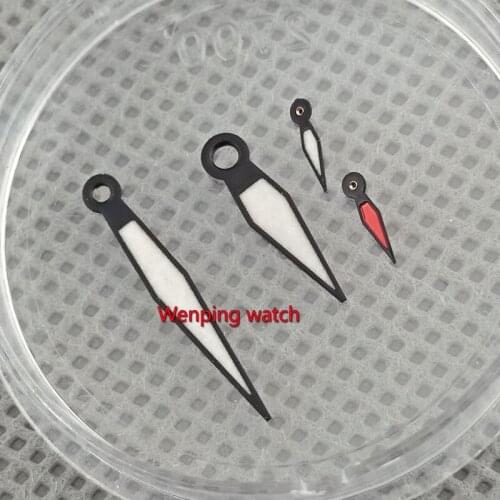 Corgeut NEW black HAND FOR sea gull automatic ST2530 mechanical movement Mens Watch Hands p844