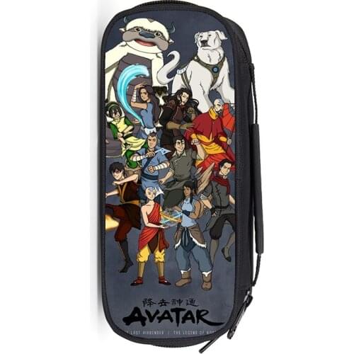 Avatar The Last Airbender Pencil Bags Student Multifunction Pencil Case Boy Girl Zipper School Supplies Sotrage Bags Kids Wallet