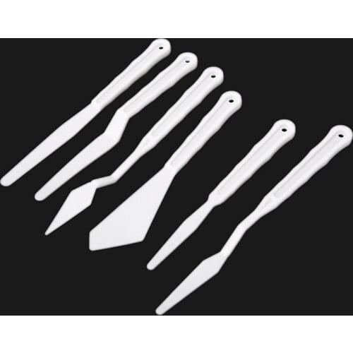 6pcs/set Multifunctional Palette Knife Scraper Spatula Knives Shovel Art Supplies Acrylic Plate Maquetas Modelismo Clay Tools