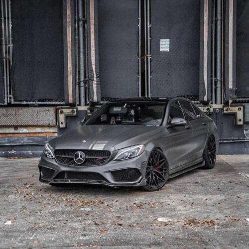 Suit For Mercedes 15-18 Benz C-class C180c200c300 Sports Version Refitting Babos Carbon Fiber Front Lip