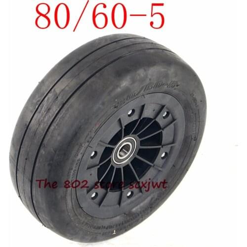 Size 80/60-5 Tubeless Wheel Tyre Vacuum Tires Bearing Hub for Electric Four-wheel Motorcycle Go-kart Car Accessories