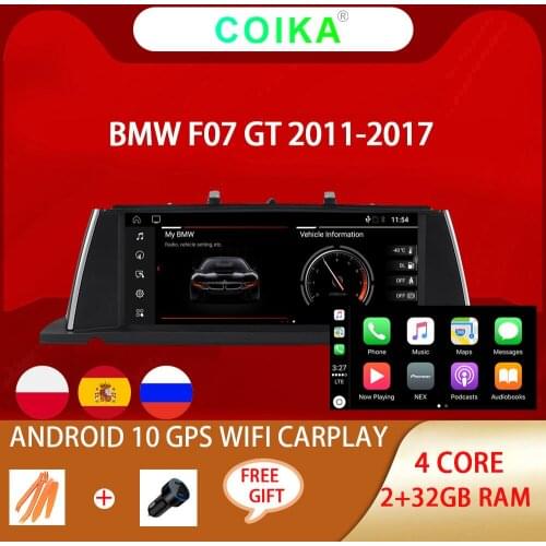 Andoid 10 System For BMW F07 GT 2011-2017 IPS Touch Screen Stereo WIFI Carplay 2+32GB Auto Multimedia Player