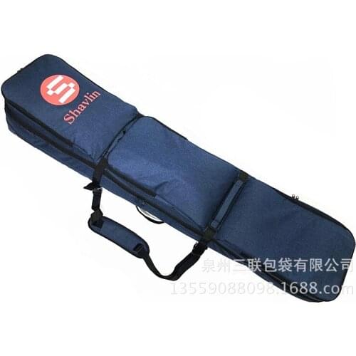 Large Capacity Board Package with Wheels Double Plate Wheels Bag Board Package Snowboarding Baseball Trolley Bag Ve