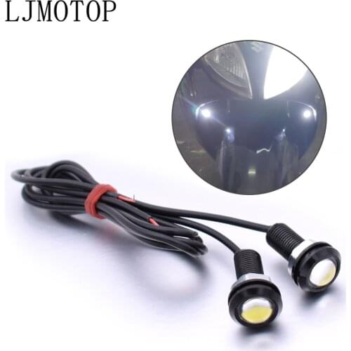 DC 12V Eagle Eye LED 18mm Hawkeye DRL Daytime Running Light Signal Bulb For YAMAHA XMAX 125/250/300/400 Iron Max NMAX 125 R120