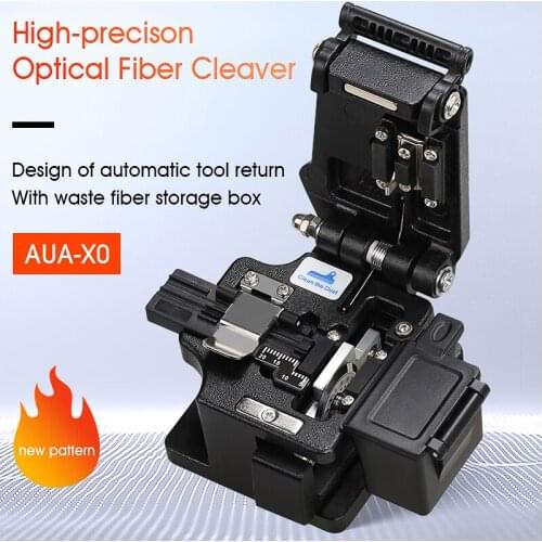 High Precision AUA-X0 Fiber Cleaver Optical Fiber Cutting Knife Hot-melt and Cold welding Cleaver Fiber Cutter Free shipping