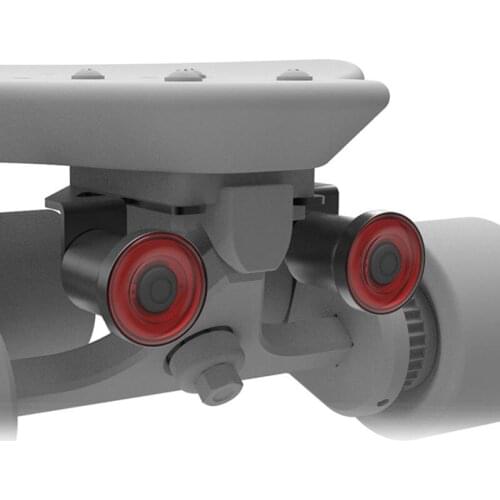 Sports Skateboard Rear Light Smart Auto Brake Sensing Cycle COB LED Taillight USB Rechargeable Tail Light Scooters Accessories