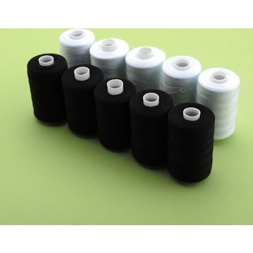 10Pcs/Set 1000 Yards Thread Multi Color Polyester Household Sewing Quilting Thread Craft Patch Knit Sewing Thread