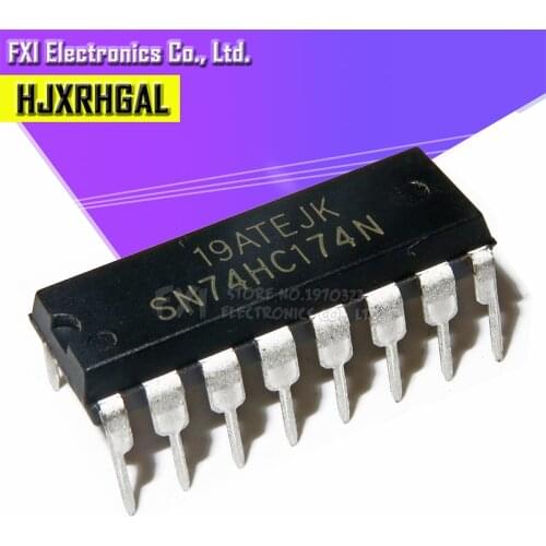 10PCS SN74HC174N SN74HC174 DIP16 DIP 74HC174N 74HC174 new original