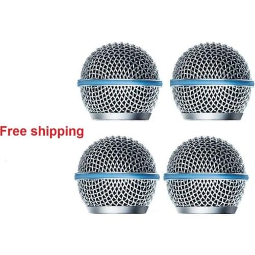 Bolymic 4 Pack Metal Screen Ball Head Microphone Grille fits Shure Beta58 Beta58A NEW microfoon