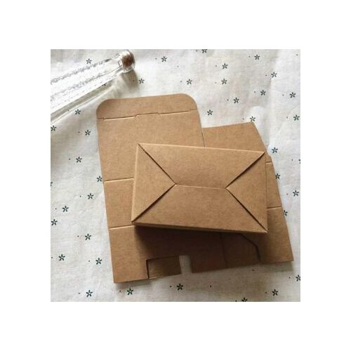 50pcs/lot-9.2*5.5*4cm Black Kraft Cardboard Boxes Gift Craft Play Business Name Card Tea Packaging Soap Paper Boxes