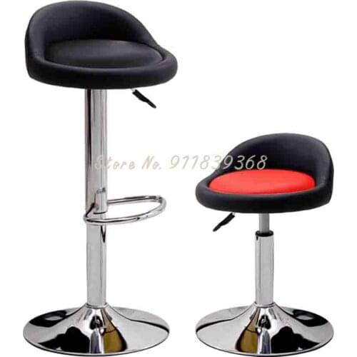 Bar Chair Lift Chair Rotating Chair Modern Simple High Stool Office Small Round Chair Back Adjustment Bar Stool