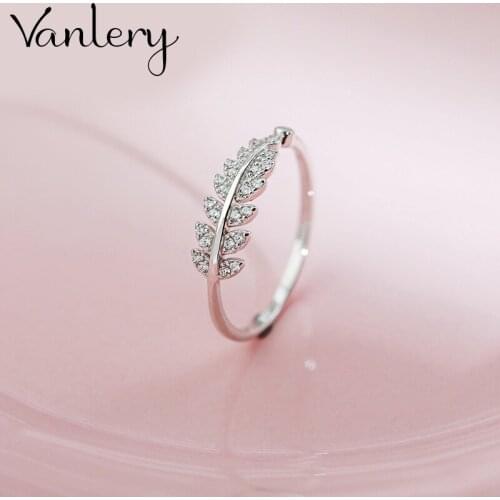 Bohemian Charm Boho Crystal Leaf Rings For Women Lover Wedding Bridal Valentines Gifts Men Open Retro Antique Rings