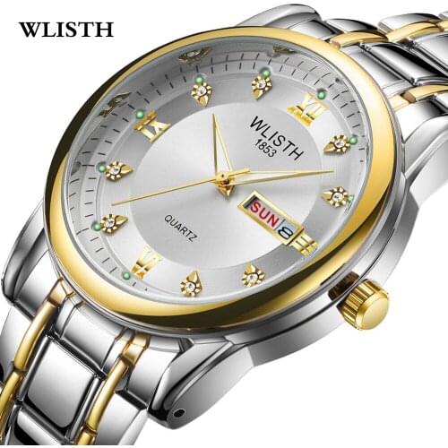 Top Brand WLISTH Luxury Fashion Watch Men Waterproof Date Clock Sport Watches Mens Luminous Quartz Wristwatch Relogio Masculino