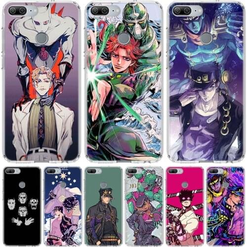 JoJo Bizarre Adventure Anime Phone Case for Huawei Honor 10 9 Lite Y9 Y5 Y6 Y7 2019 8X 8A 8S 7A 7X 10i 20i Pro V30 Art Coque Cap