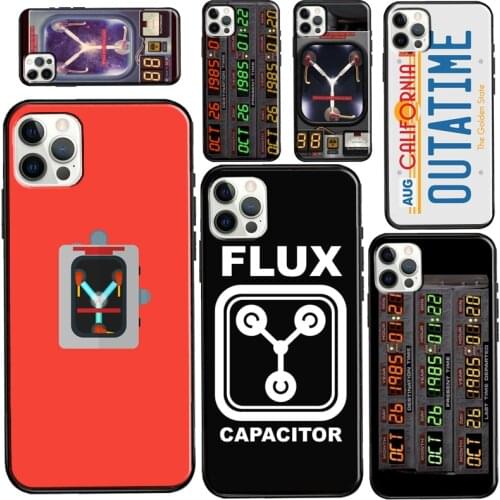 Back to the Future Flux Capacitor For iPhone 12 mini 11 Pro Max Case For iPhone 7 8 Plus 6S X XR XS Max SE 2020 Coque