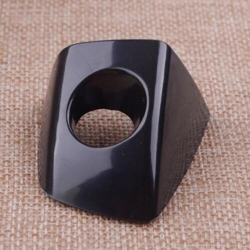 CITALL 4H1837879 Black Car Exterior Front Left Door Handle Key Hole Trim Cover Cap Fit For Audi A6 A7 A8 RS6 RS7 2014 2015 2016